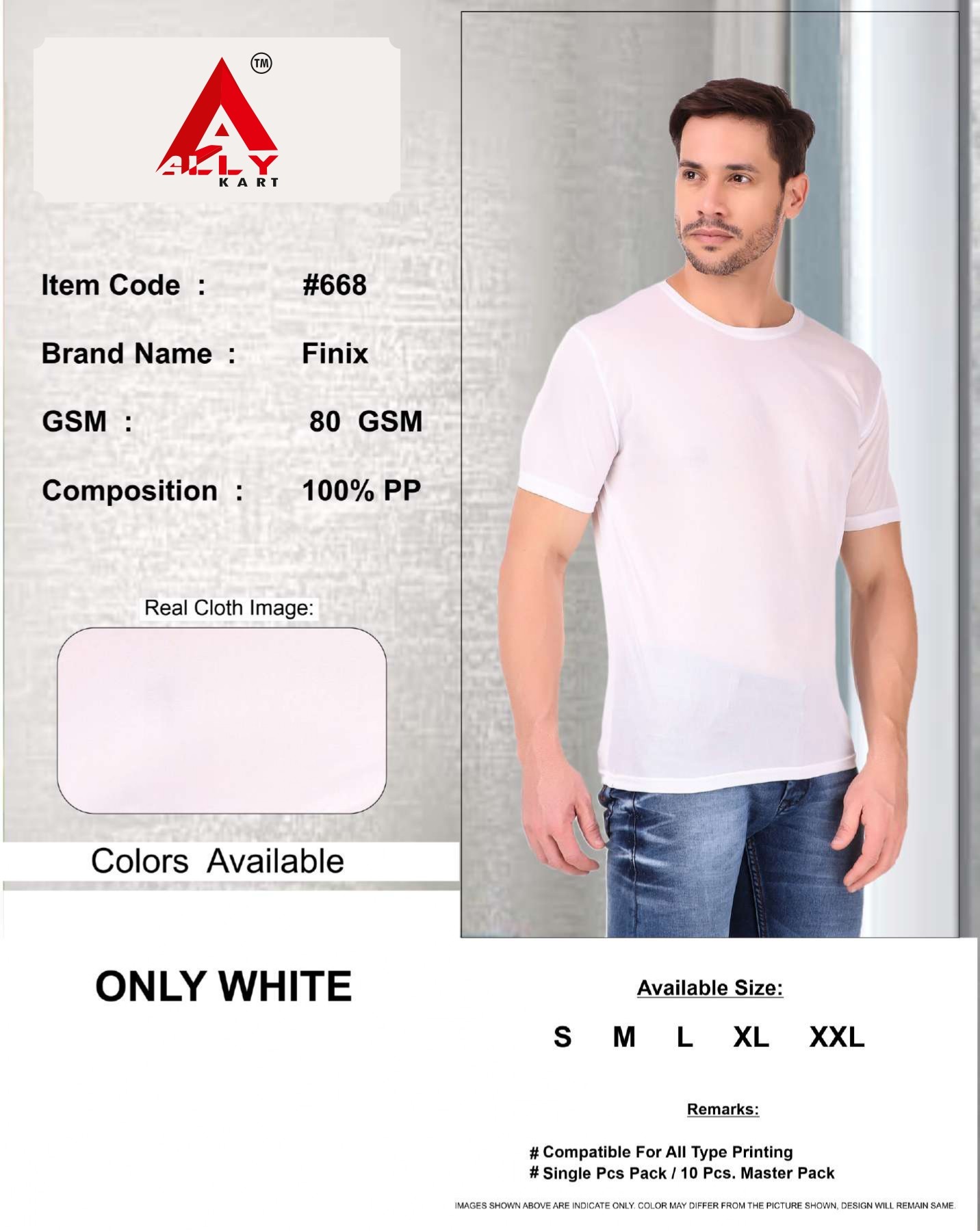 Ally Men's White T-Shirt